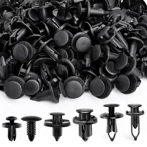 200PCS Car Retainer Clips 6mm 7mm 8mm 9mm 10mm Expansion Screws Replacement Kit Bumper Push Rivet Clips for GM Ford Toyota Honda Chrysler Nissan