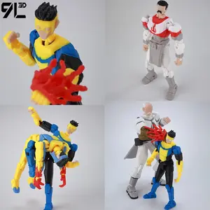 9L3D Printed Indomitable Hero Tech Jacker Lucky13 Action Figure Dummy13 Multi-Jointed Collectible Model Toy T13 Birthday Present