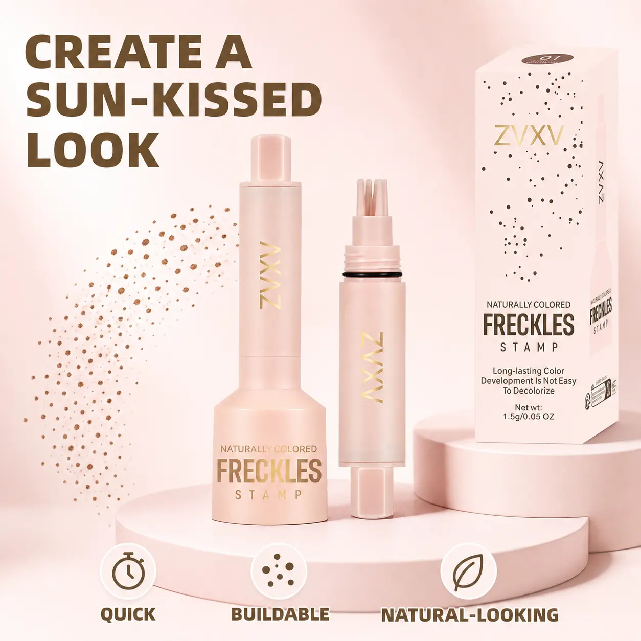 Waterproof Faux Freckle Pen, Natural-Looking Freckle Maker for Face & Nose, Smudge-Resistant, Sweat-Resistant, Long-Lasting Easy-Apply Makeup, 1 Pc 4th of july paint