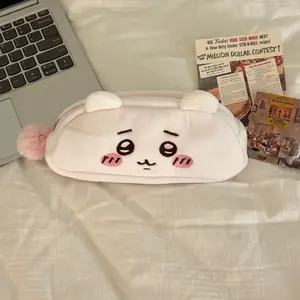 Chikawas Plush Pencil Bag Hachiware Usagi Pencil Bag Japanese Cute Plush Stationery Bag Large Capacity Student Stationery Box