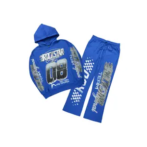Flash Royal Hoodie/Baggy Pant Track Set