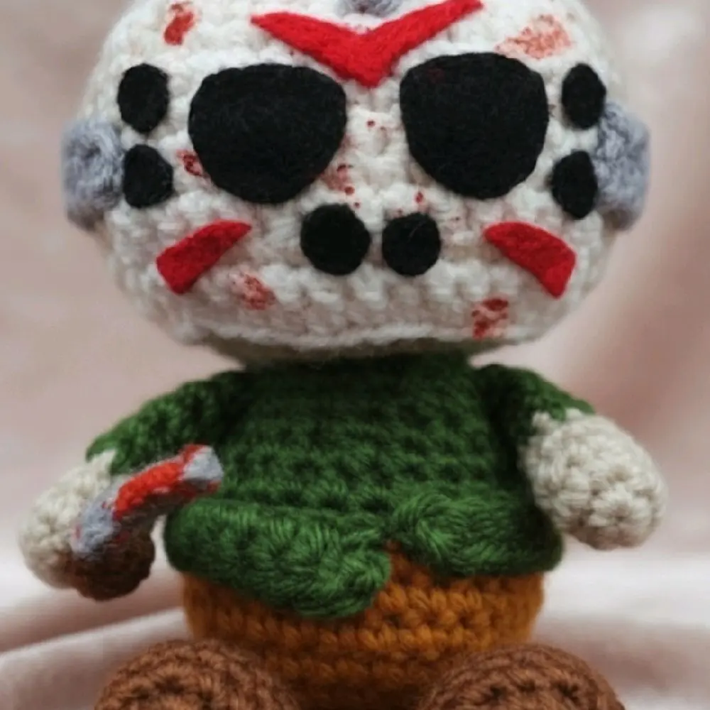 Jason Voorhees Friday the 13th Amigurumi Crochet Plush