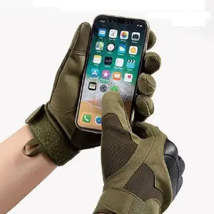 Tactical Full Finger Gloves – Touchscreen Compatible