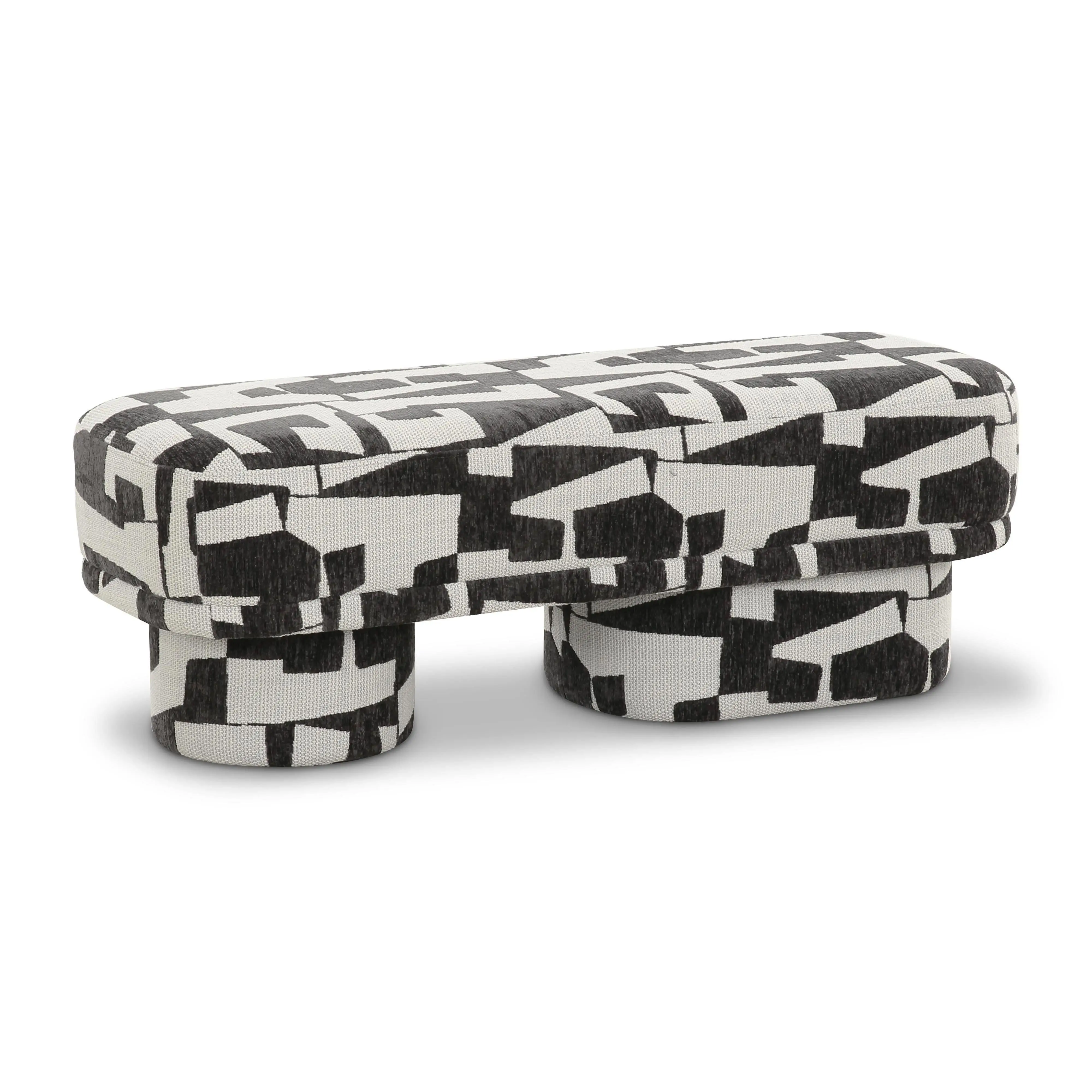 Lena 47" Performance Jacquard Bench