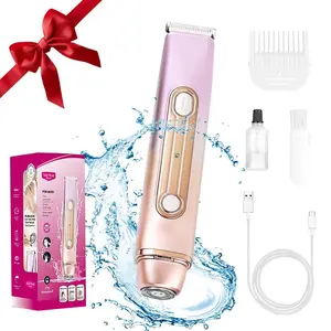 Premium Multifunctional Body Groomer - USB Rechargeable Shaver, IPX6 Waterproof, Dual-Head Trimmer, 7000RPM, 0.2mm Precision, Travel-Friendly