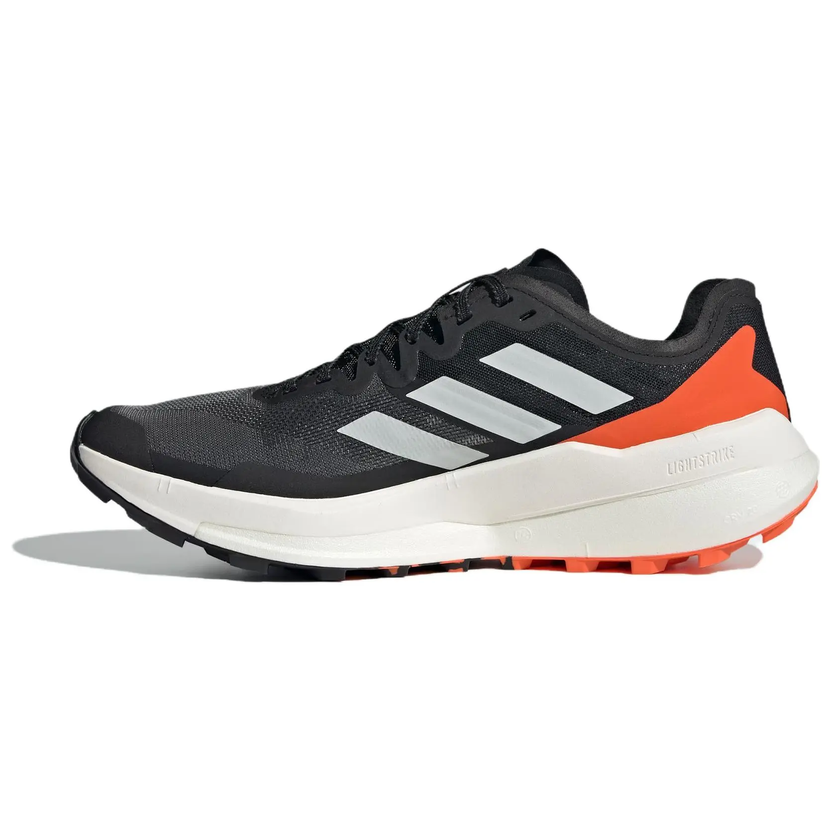 Adidas Terrex Agravic Speed Black Impact Orange' Cushioned Durable Low Top Running Shoes Men's IG8017
