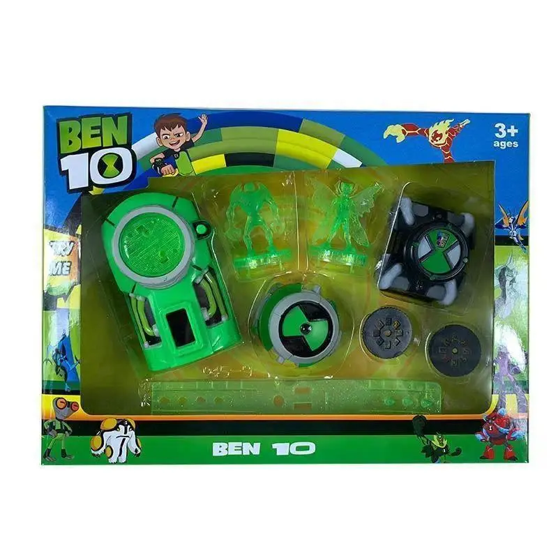Omnitrix Watch Ben10 Children'S Popular Toys Watch Glowing Sound Projection Watches Toys For Men Hot Selling