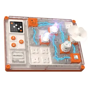 Electric Stem Toy, Science Experiment Kit Educational Thinking Toy, Circuit Maze with Projection, Visual Learning Tools, Brain Game, High-End Gift for Boys