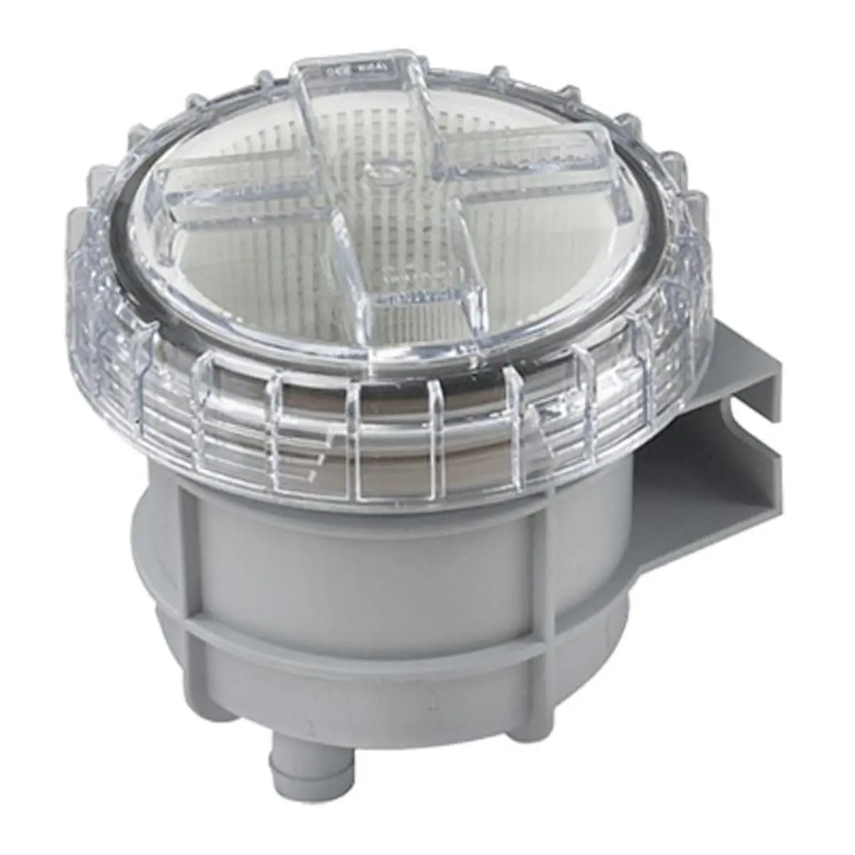 212 MAIN Vetus FTR33025 25mm Type 330 HO Cooling Water Strainer, Easy Cleaning, Transparent Lid