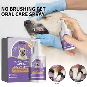 Gbbma Teeth Cleaning Spray 50ml for Dogs & Cats - Essential Oral Hygiene Product for Fresh Breath and Reduced Risk of Dental Issues
