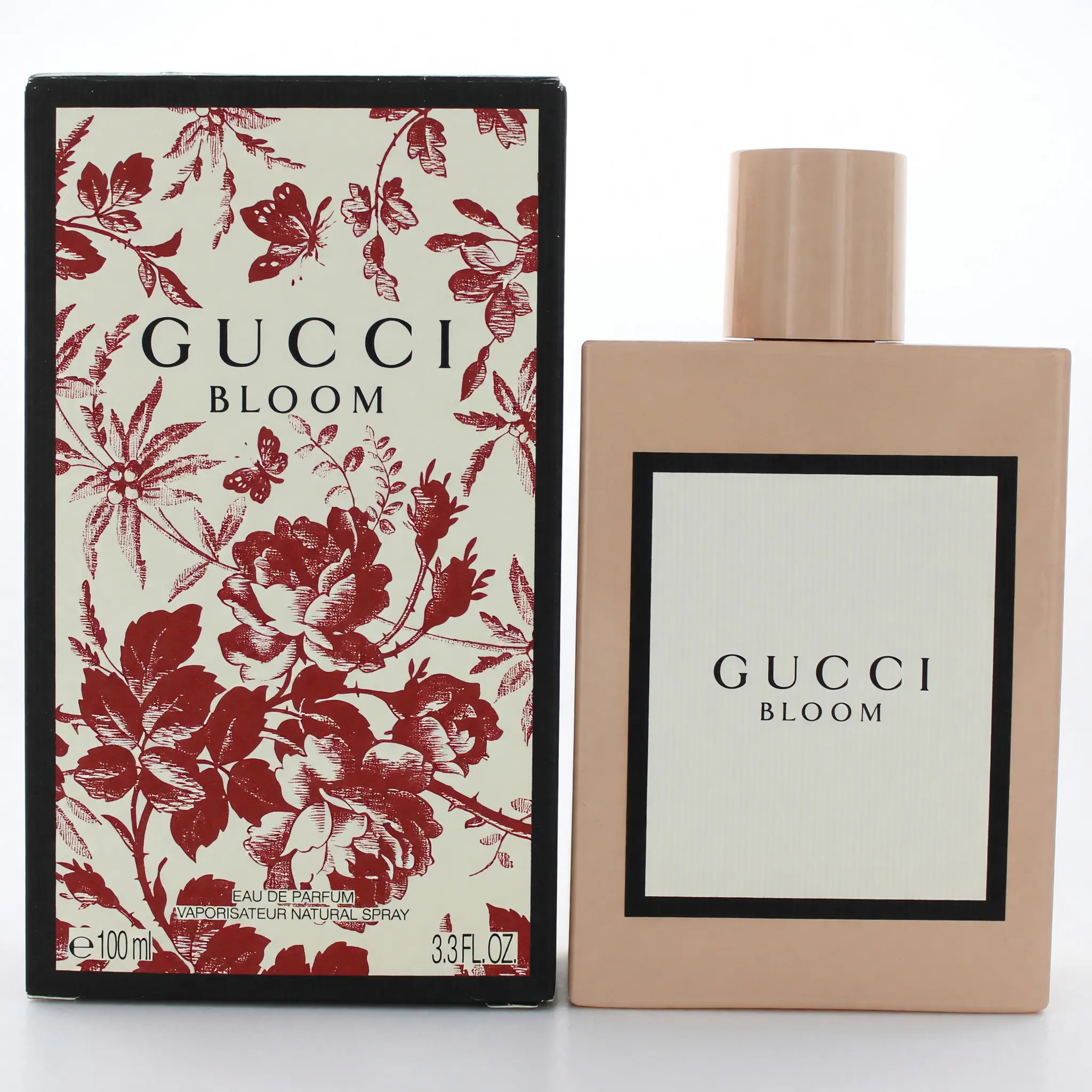 Gucci Bloom Mist Bottle Women's EDP Spray Fragrance - 3.3 fl oz Concentrated Floral Blend, Jasmine Base, Heady Tuberose, Feminine Energy, Launched Aug 2017, Smelling Good