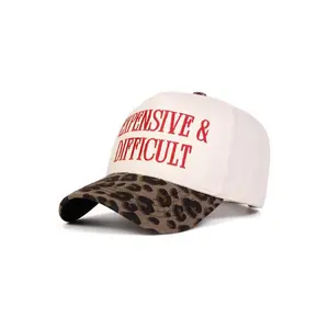 Casual Trendy Baseball Cap for Women & Men Fashionable Letter Pattern Woven Fabric All-Season Wear Fitted Structure Unique Gifting Option casual trendy baseball cap chance  rapper  hat Adjustable Unisex