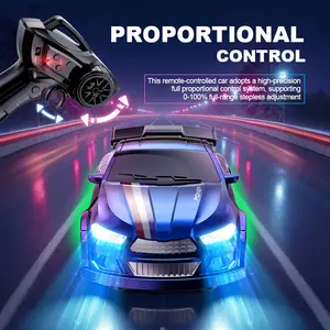 1:64 Mini Remote Control Drift Car | Full Scale 4WD RC Desktop Racing Car | Fingertip Drift Racing Toy | High-Speed ​​Cornering Drift Model | Collectible Gift for Children and Adults LED Off-Road