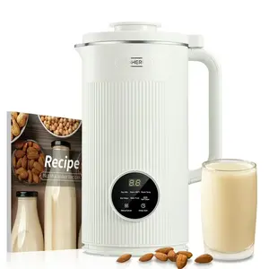 FOHERE 8 in 1 Nut Milk Maker Machine, 35oz Soy Milk Maker with 8 Upgraded Blades for Homemade Almond, Oat, Soy, Juice, Plant Milk, Delay Start/Self Cleaning/Keep Warm/Boiling Water