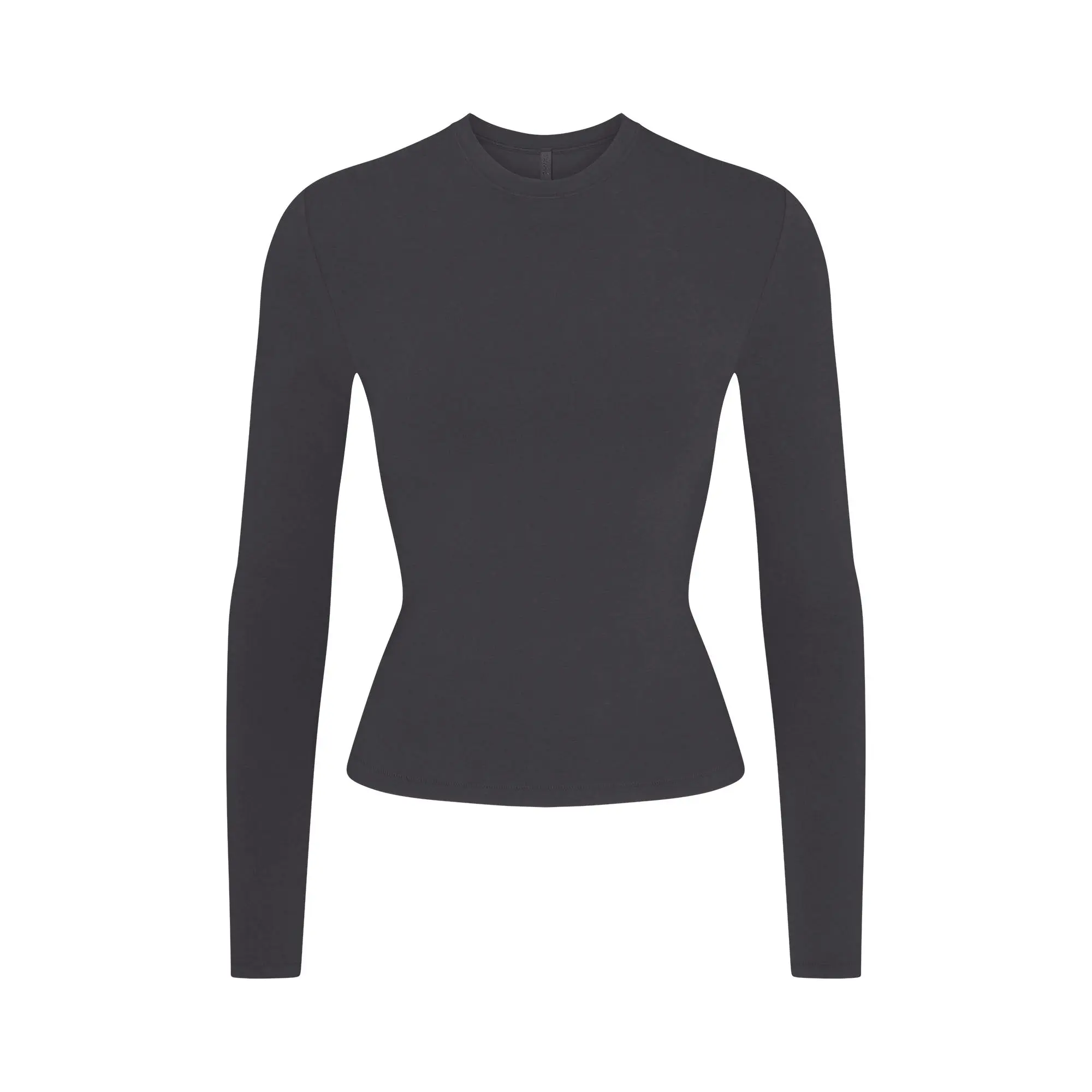 SKIMS COTTON JERSEY LONG SLEEVE T-SHIRT