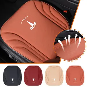 Car Seat Cover Anti-Slip Front Rear Breathable Protection Cushion, Compatible with Tesla Model 3 S X Y Roadster Cybertruck