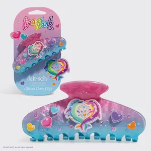 Lisa Frank x Kitsch Glitter Claw Clip in Dancing Dolphins™ Lisa Frank x Kitsch Glitter Claw Clip in Dancing Dolphins™