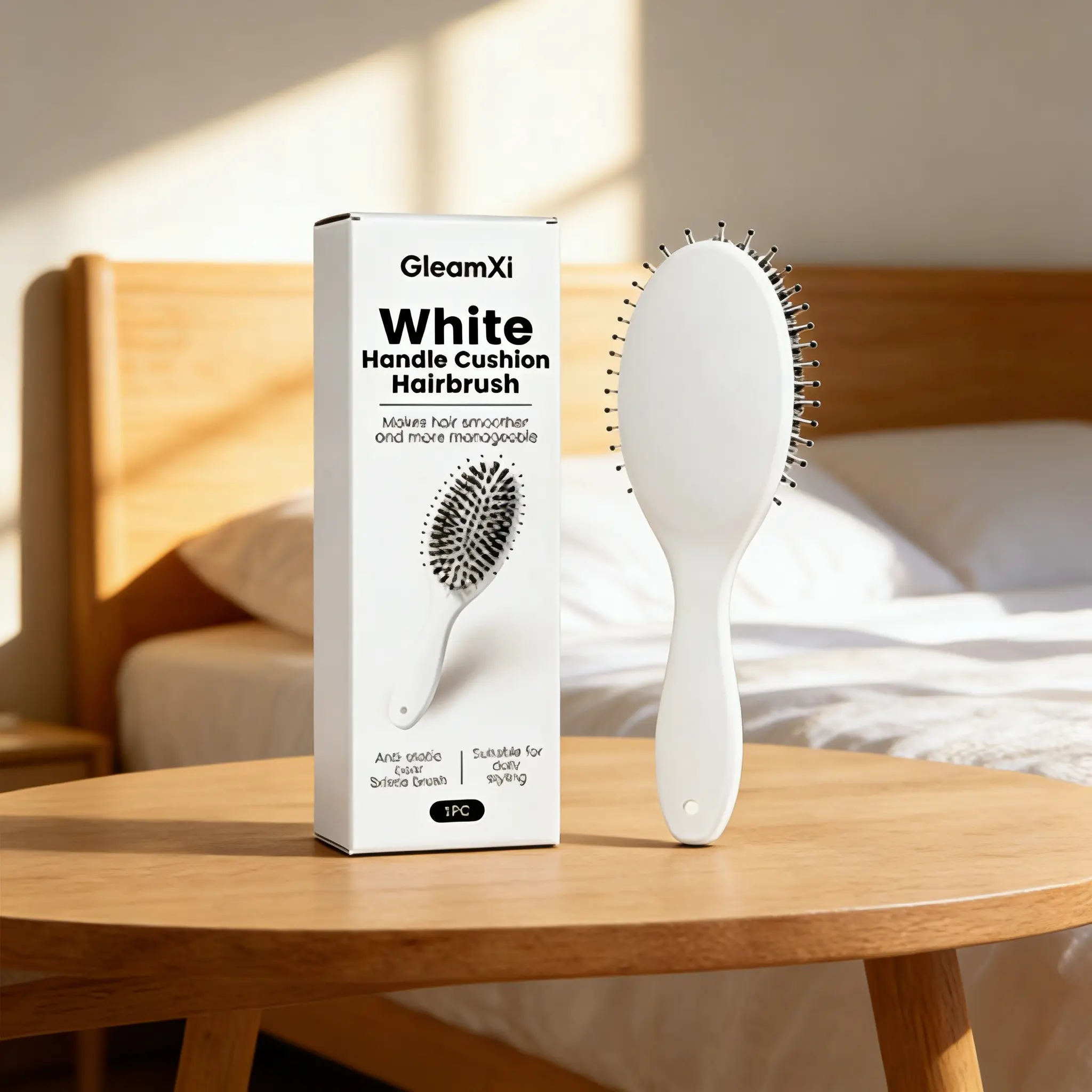 Cushion Massage Comb, Modern Simple Style, Smooth Anti-Knot Hair Care, Suitable for Long Curly Hair, Essential Hair Styling Tool, Detangling Hairbrush, Anti Tangle Brush, Detangler Combs