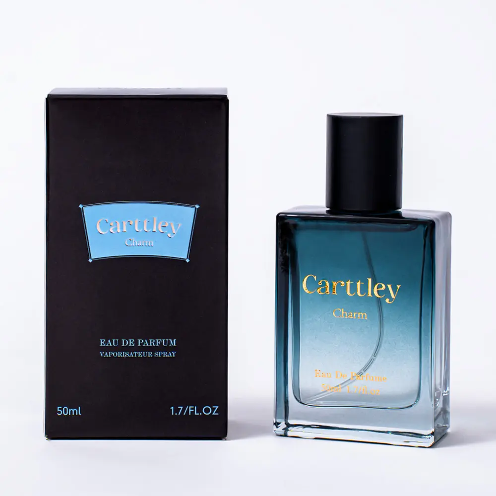 Carttley charm Eau De Parfum Amber,Sandalwood,Caramel,Peach,Gourmand - Eau de Parfum Long-Lasting Fragrance for Women/men 1.7/FL.OZ(50ml)