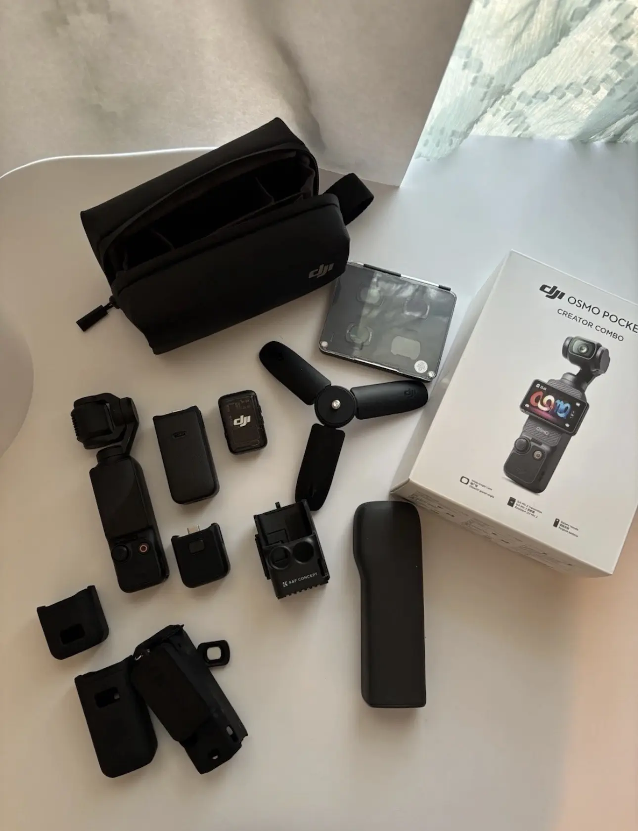 DJI Osmo Pocket 3 Creator Combo w/ Case and accessories