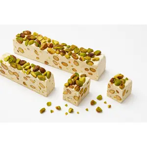 Andy Anand Roasted Pistachio Nougat Turron - Homemade Style brittle soft nougat Turron - A Delicious and Healthy Treat, Amazing-Delicious-Decadent 7 Oz