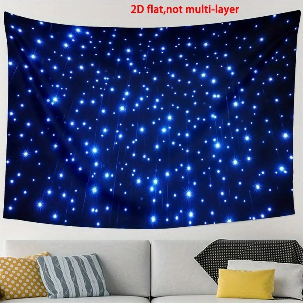 1pc DMX512 LED Starry Sky Backdrop Star Curtain with Lighting Controller - Durable Polyester Fabric, No Electricity Required, for Weddings, Stage Events