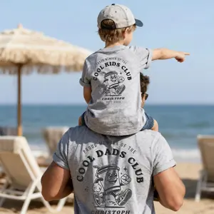Cool Dads Club Matching Dad and Child T-Shirts, Personalized Matching Outfit for Dad and Child, Cool Kids Club Children's Shirt, Dad and Son T-Shirt, Fathers Day Gift