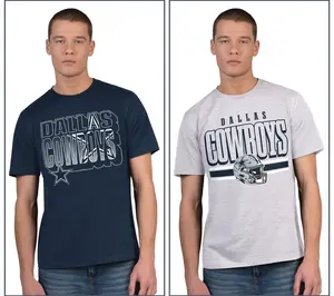 NFL Officially Licensed Dallas Unisex S/2 Short Sleeve T-Shirts