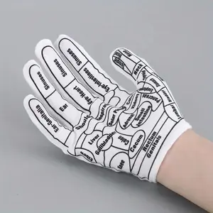 Shiatsu Reflexology Gloves With Massage Stick, 1 Pair Hand Reflexology Massage Tool With Acupressure Point Chart, Manual Massage Tool For Adults, Wellness Body Care