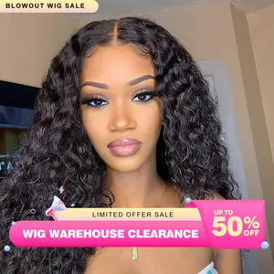 [Clearance Sale] Reshine Deep Wave Wear Go Glueless Human Hair Wigs Pre-cut 4x6 HD Lace Wigs