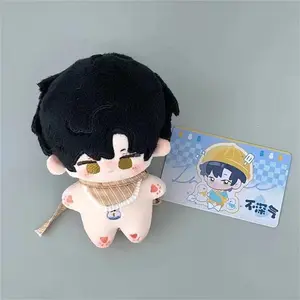 Plushie Love and Deepspace Xavier Zayne Rafayel Sylus Caleb 10cm Doll Toy Plush Body Stuffed Bib Game Cosplay Kids Gift Cute