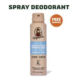 Dr. Squatch Spray Natural Deodorant - Body Care for Men Dr. Squatch Spray Natural Deodorant - Body Care for Men