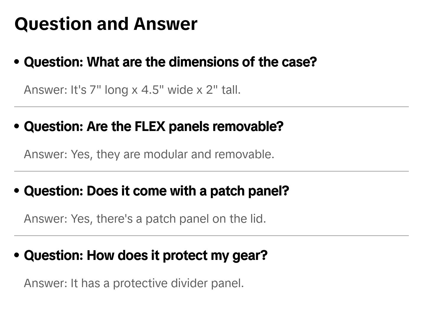 Nano Mini Vault Case with3 Removable Flex Panels