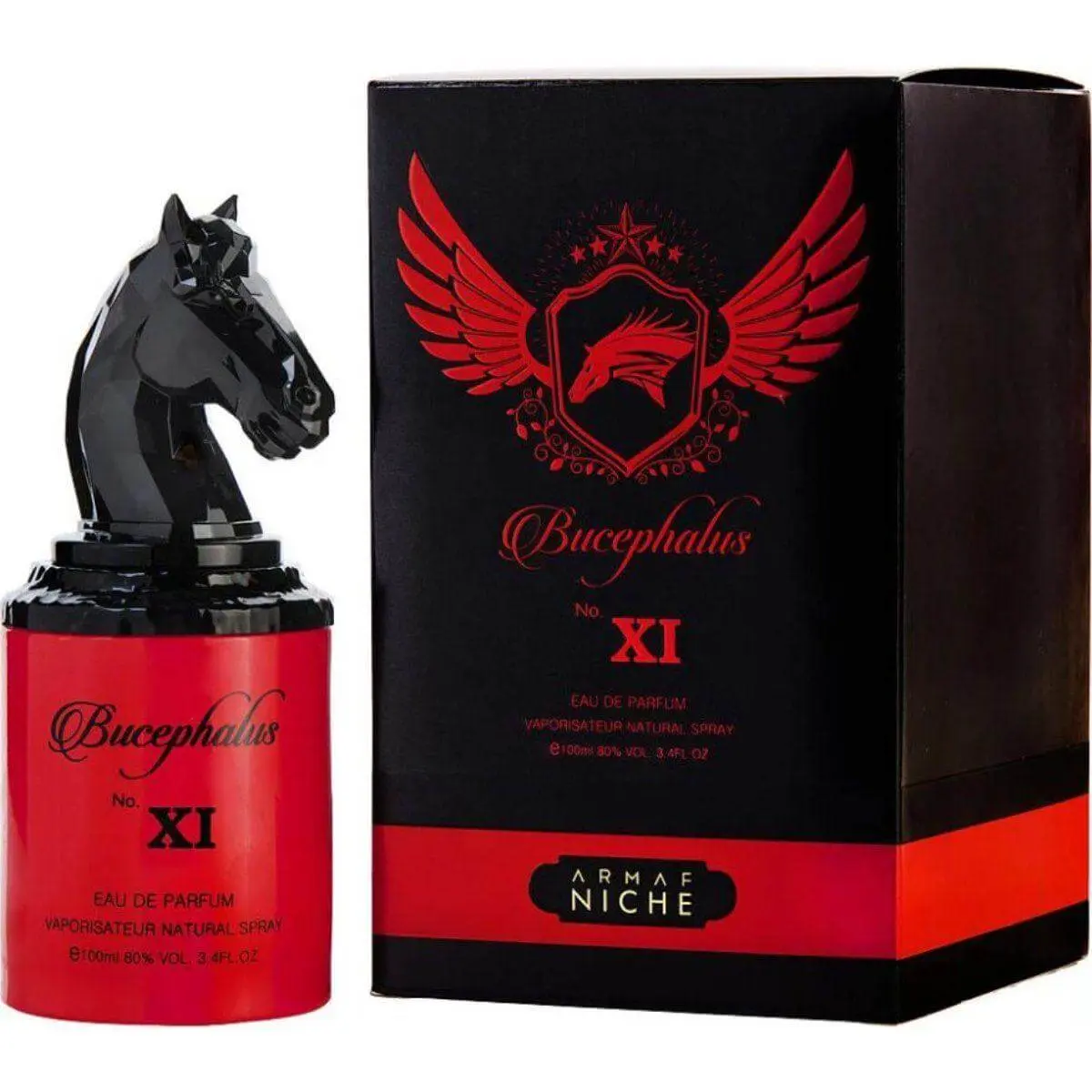 Armaf Bucephalus XI Eau de Parfum for Men, Amber Spicy Fragrance with Bergamot, Vanilla & Myrrh, Fruity Ambery Musk Signature Scent, 3.4 fl oz Spray, Pineapple, Spray Bottle, Fragrant Men's Fragrance
