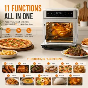 COSORI R121 11-in-1 Air Fryer Oven , 13Qt Small Footprint Airfryer combo with Rotisserie, Toast, Bake, Roast, Reheat Functions and more, Recipe Book & 6 Accessories Included, Perfect for Small Contertop DealsForYouDays, SummerWins