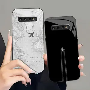 Suitable for [Galaxy S10 Plus] high-end phone case🤩，a wide variety of airplane designs are available, offering a sophisticated and minimalist aesthetic，drop-resistant and fingerprint-proof YM99
