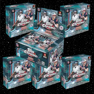 2025 Topps Chrome Football Jumbo & Mega 6 Box Pick Your Team Break
