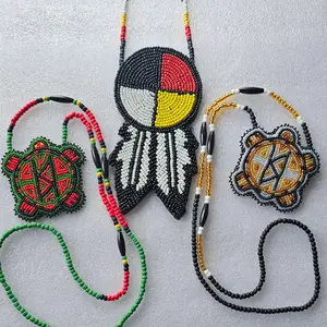 Indigenous Made Beaded Medallion