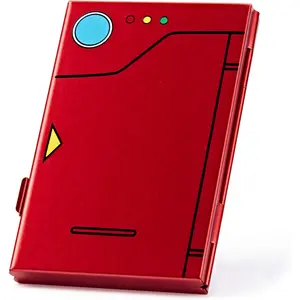 FUNLAB Switch Game Case Compatible with Nintendo Switch(OLED/Lite) Games Holder,Metal Switch Game Card Case with 6 game storage – Red