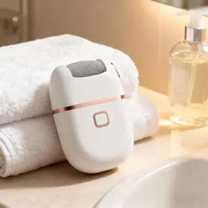 Electric Foot Callus Remover, Electric Pedicure Machine with 2 Polishing Heads, Compact Foot Care Tool for Hard Skin, Effective Callus Removal, Fall Gift Store