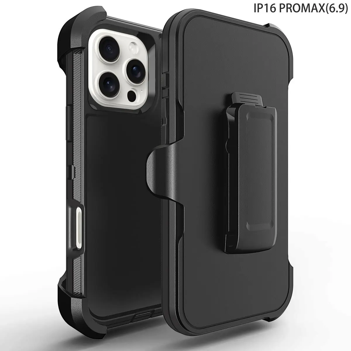 Essential phone case for outdoor workers, suitable for iPhone 16 Pro Max with back clip, iPhone 15 Plus protective case, 14 Max with rotating clip, 13 Pro waist-hanging phone case Essential phone case for outdoor workers, suitable for iPhone 16 Pro Max with back clip, iPhone 15 Plus protective case, 14 Max with rotating clip, 13 Pro waist-hanging phone case
