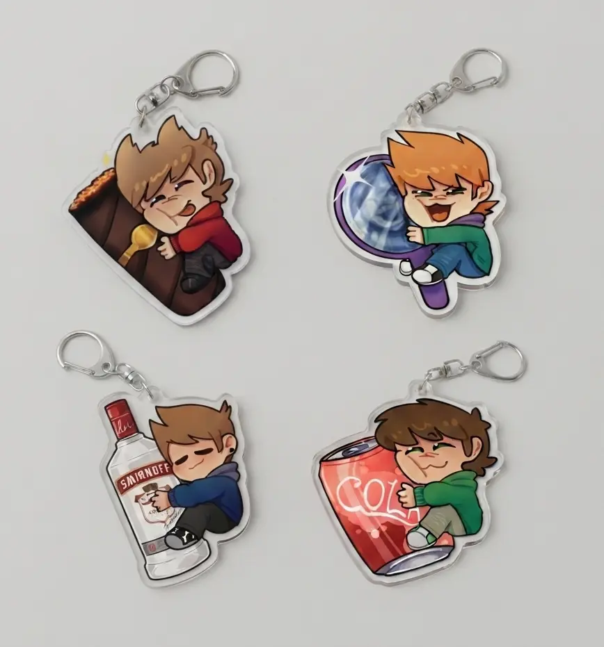 Eddsworld acrylic keychains, gift for friends