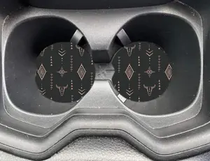 Long Horn Aztec Car Coasters