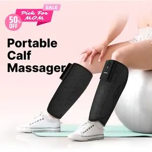 CINCOM Cordless Calf Massager Wireless Leg Compression Massager for Improved Circulation & Muscle Relaxation, Portable Daily Recovery Device Easy to Use Leg Spa Machine
