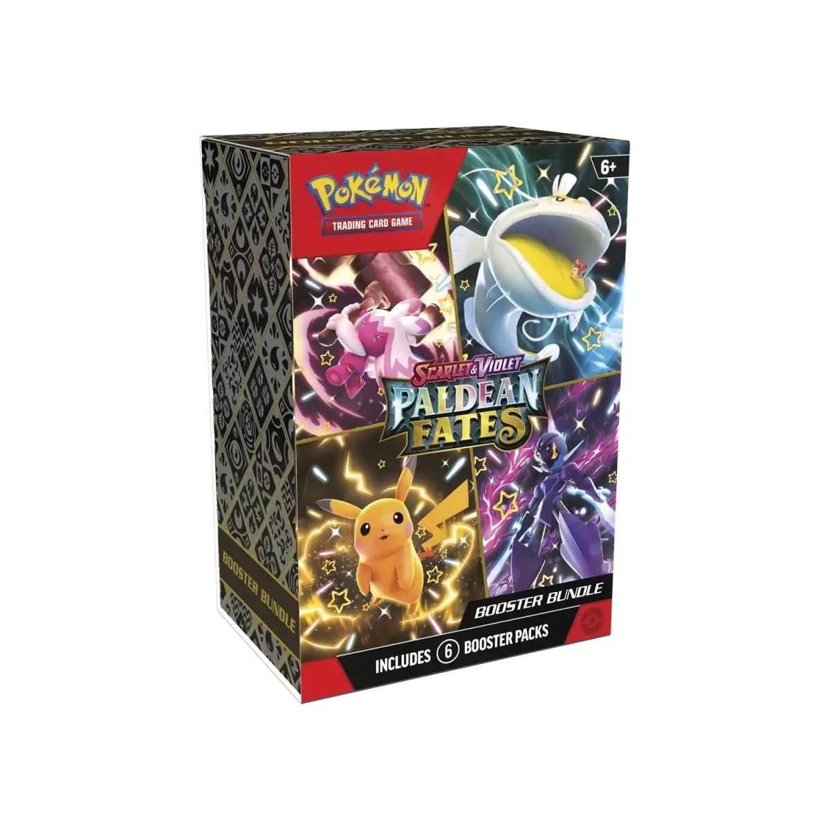 Pokémon Scarlet & Violet Paldean Fates Authentic Sealed TCG Booster Bundle - Collectible Non-Sports Trading Cards Booster Packs