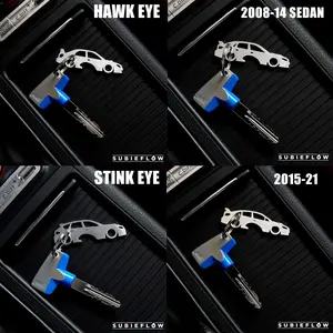 Subaru Generations Keychain Bottle Opener