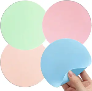 Rubber Jar Opener Gripper Pad Set Gadgets 4pcs Round Multi Function Can Silicone Easy Opening Bottle Lid Heat Insulated Non Slip for Seniors Arthritis Weak Hands Kitchen Coasters Tool