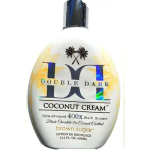 Brown Sugar Double Dark Coconut Cream 400X Black Bronzer 13.5 oz Body Care Blend