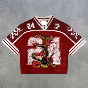 Vintage No.24 Digital Graphic Print Jersey