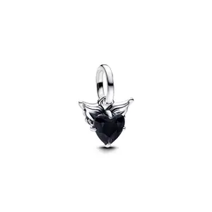 Pandora Winged Heart Mini Dangle Charm Sterling silver 793626C01